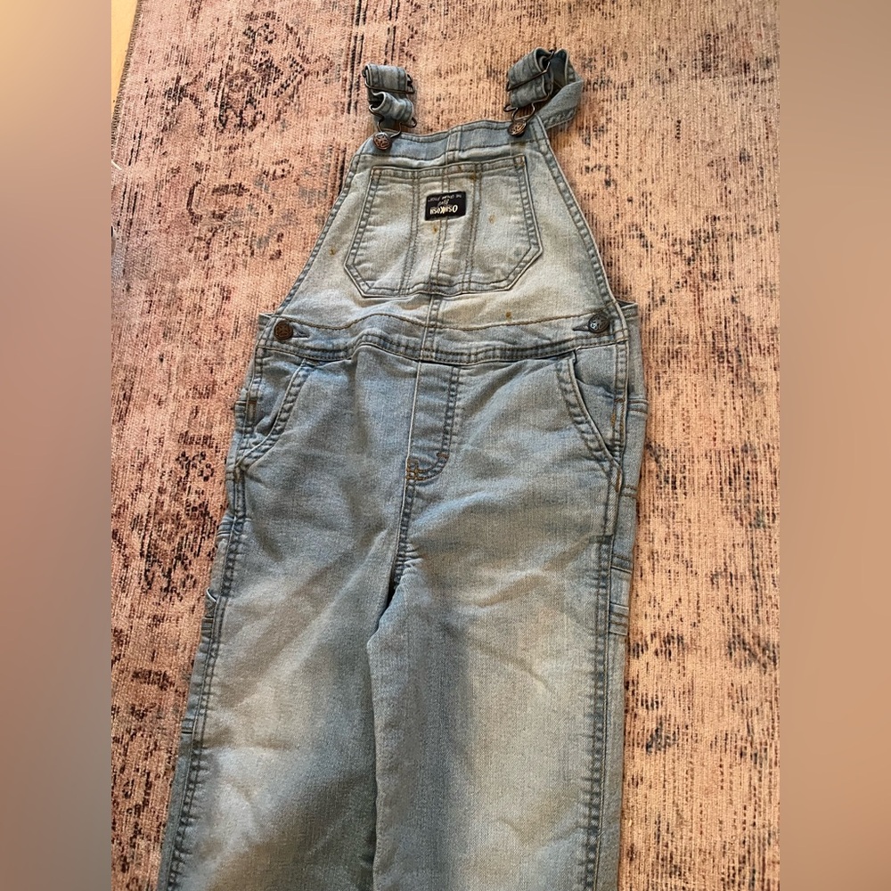 OshKosh B'gosh Light Blue Denim Overalls - Picture 2 of 5